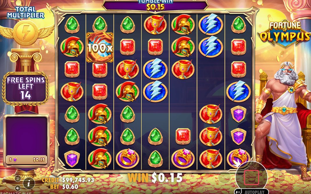 Scatter-symboler i frispelen kan ge fler spel